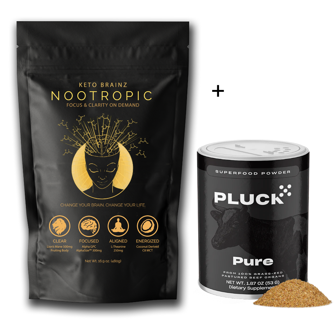 Keto Brainz Nootropic + PLUCK Pure Organ Meat Blend!