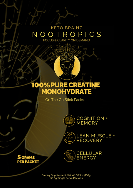 Creatine Monohydrate 5g Packets - 3 pk