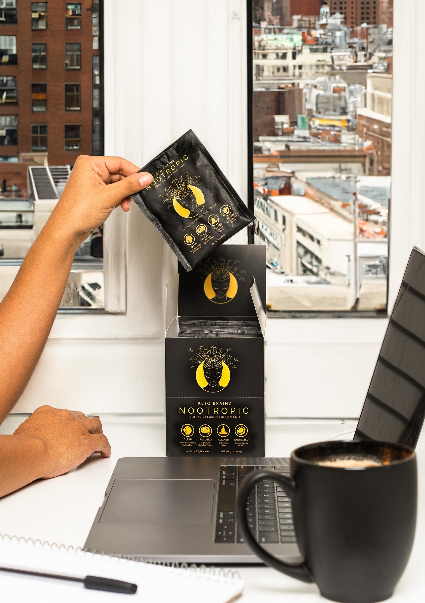 Keto Brainz Single Serve Packets - Two 14ct Boxes