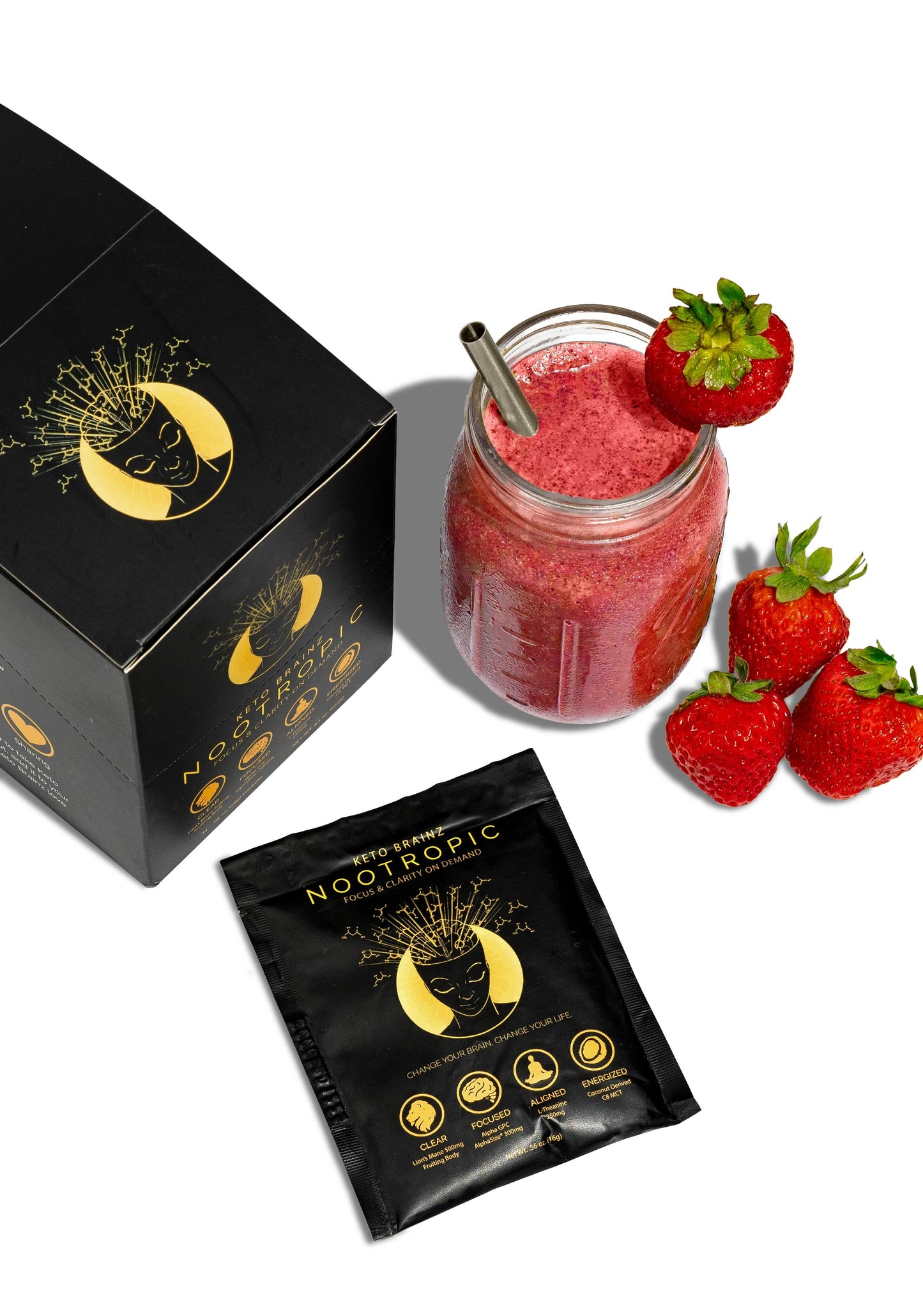 Keto Brainz Single Serve Packets - Two 14ct Boxes