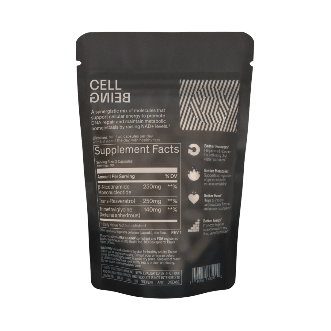 VERSO CELL BEING NAD+ Booster + CLEAN BEING Spermidine