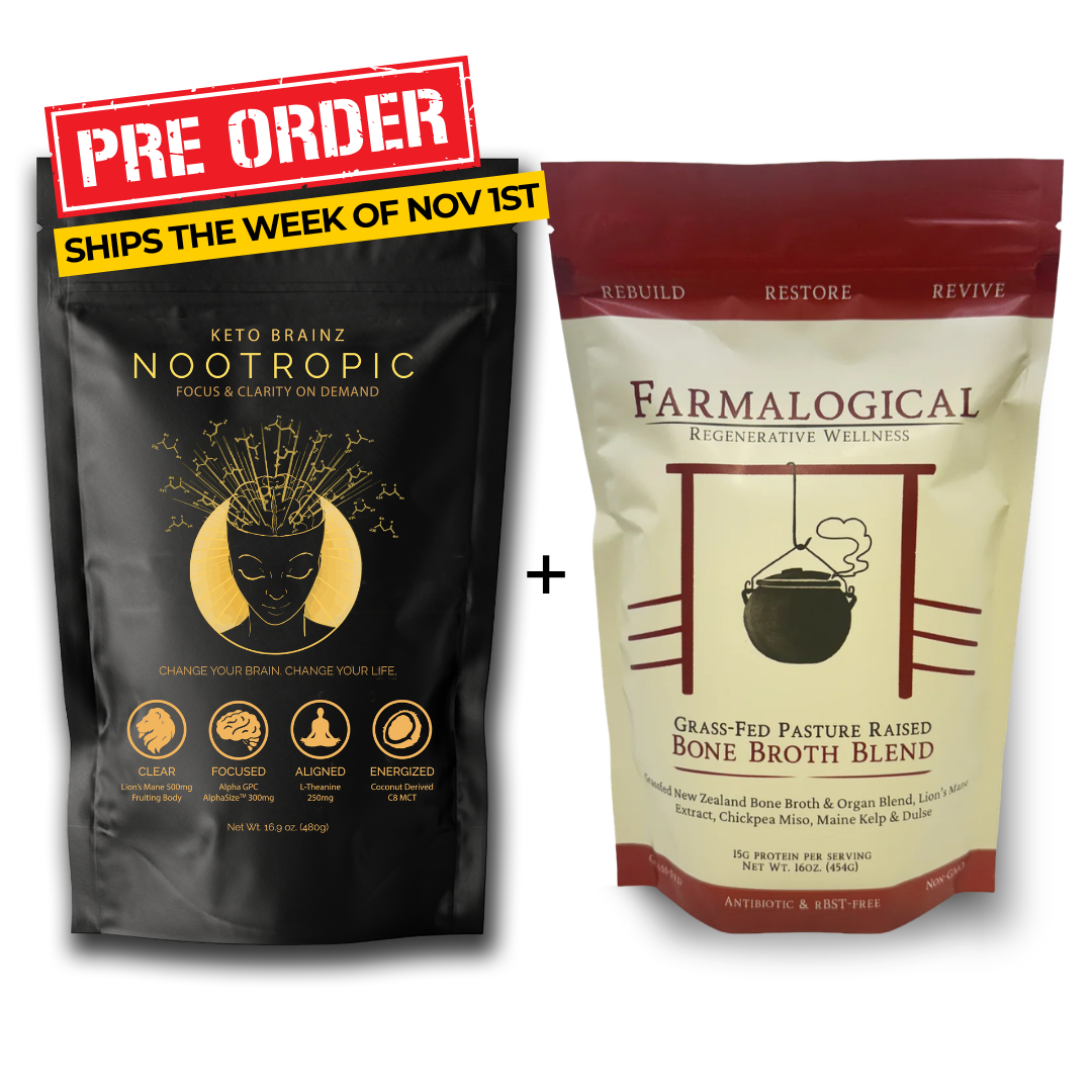 Farmalogical® Bone Broth + Keto Brainz Nootropic Creamer