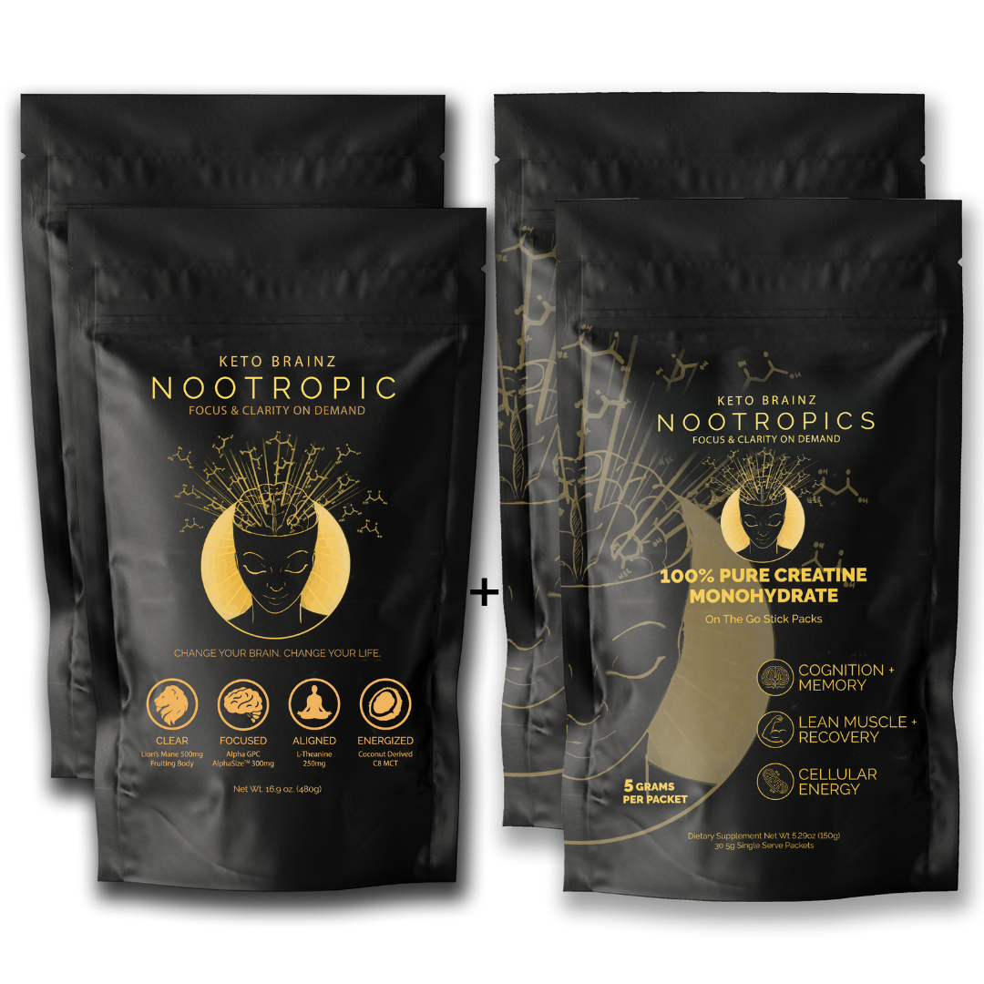 2 Pack Keto Brainz + 2 Pack Creatine