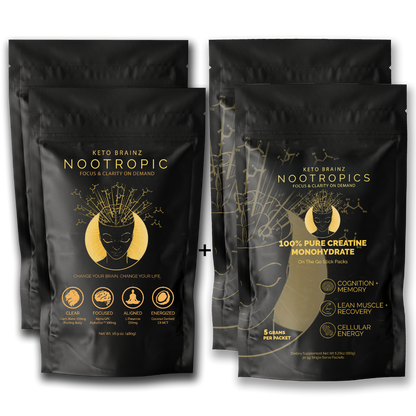 2 Pack Keto Brainz + 2 Pack Creatine