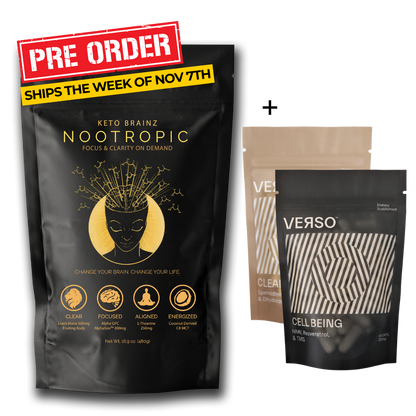 VERSO NAD Booster + VERSO Spermidine + Keto Brainz