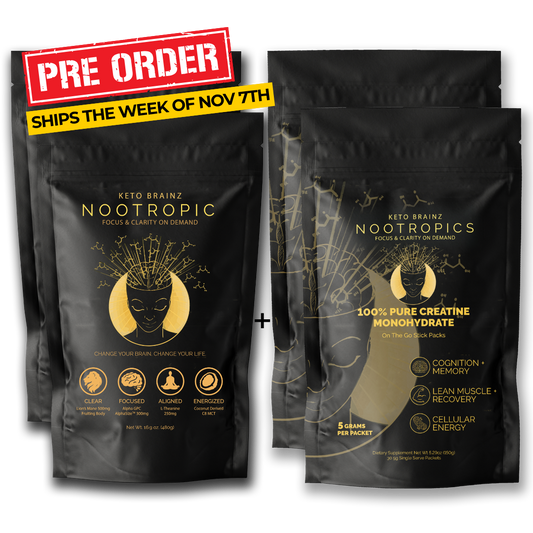 2 Pack Keto Brainz + 2 Pack Creatine