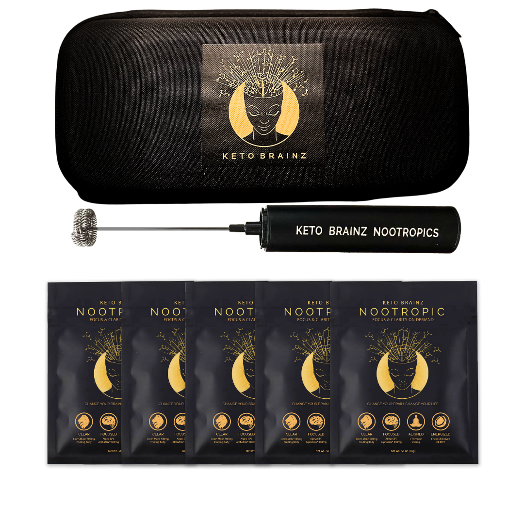 Keto Brainz Travel Kit With Deluxe Hand Blender