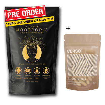 VERSO Clean Being + Keto Brainz Nootropic Creamer