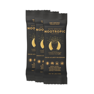 3 Keto Brainz Nootropic Creamer - Travel Packets