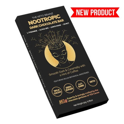 Keto Brainz Nootropic Dark Chocolate Bar - PRE-ORDER TODAY!!
