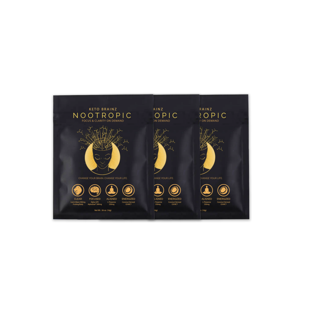 3 Keto Brainz Nootropic Creamer - Travel Packets **PRE-ORDER**