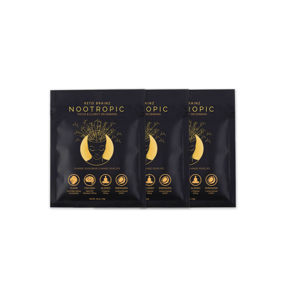 ハリセラム33000円→30%OFF 3 Keto Brainz Nootropic Creamer - Travel Packets – Keto Brainz