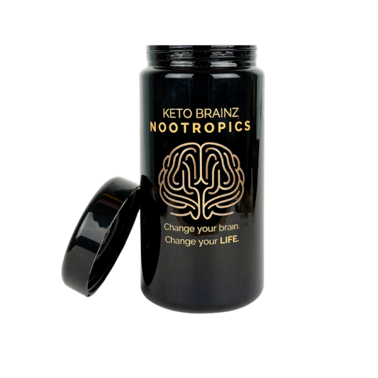 Keto Brainz Miron Glass Countertop Jar