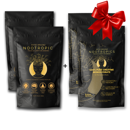 2 Pack Keto Brainz + 2 Pack Creatine