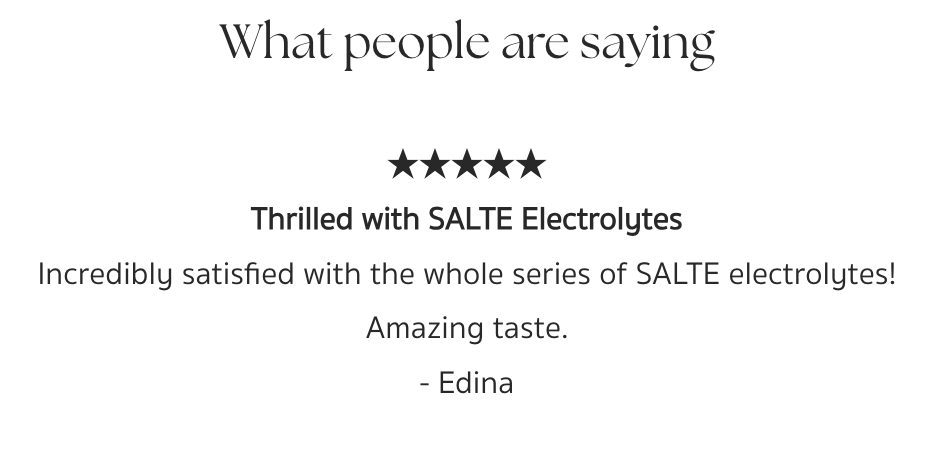 *PRE-ORDER ONLY* SALTE Norwegian Electrolyte - Multipack Electrolyte 30 pack