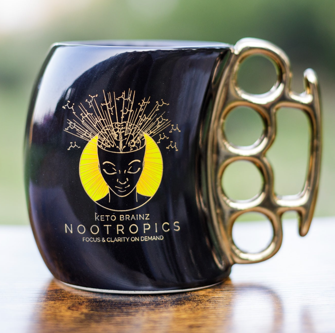 Keto Brainz Brass Knuckle Mug **PRE-ORDER**