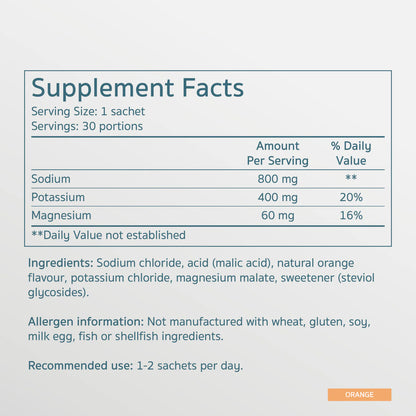 SALTE Norwegian Electrolyte - Orange Electrolyte 30 pack