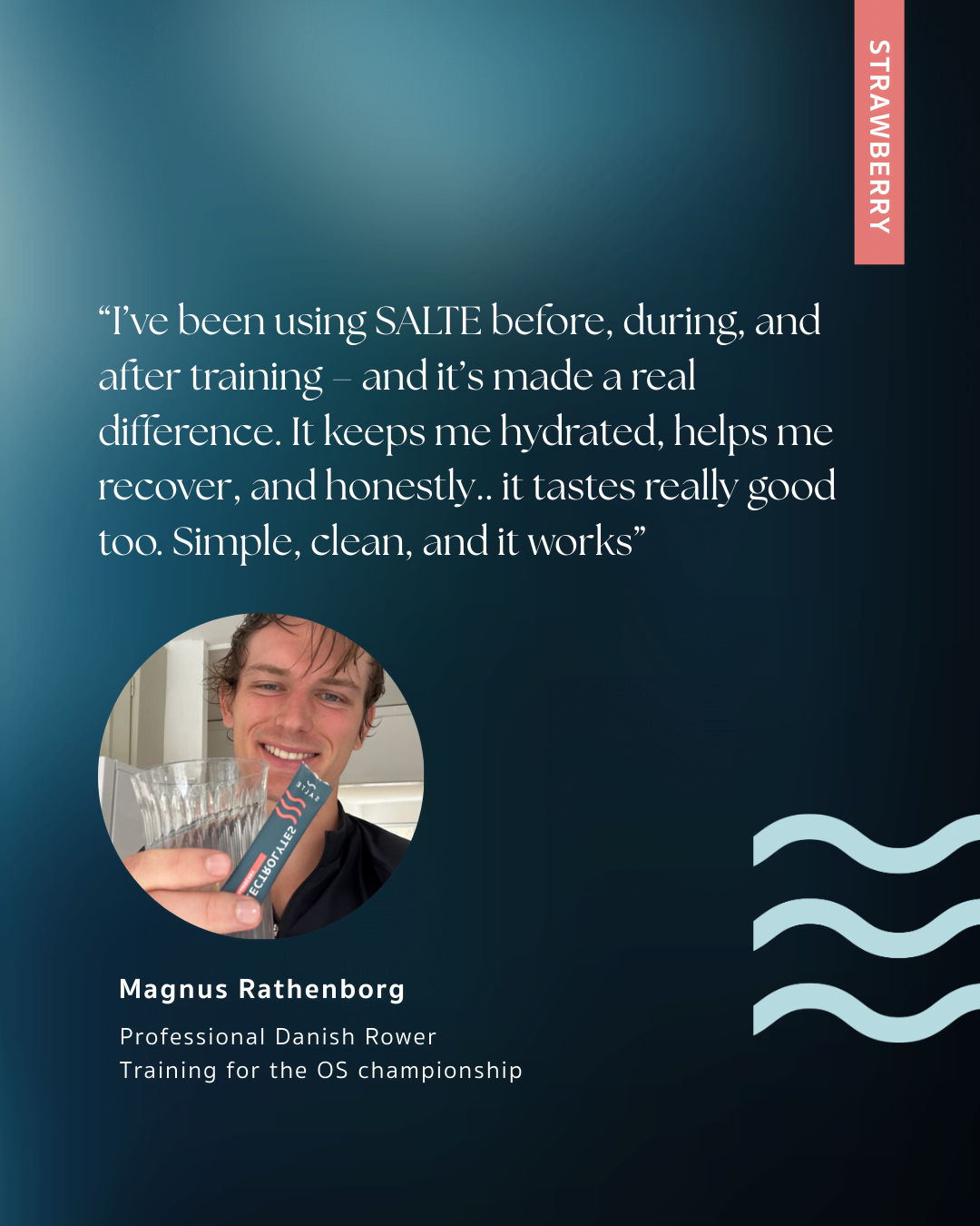 SALTE Norwegian Electrolyte - Strawberry Electrolyte 30 pack