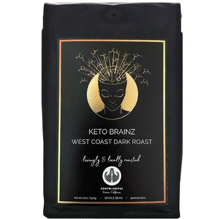 Keto Brainz Organic West Coast Dark Roast Coffee