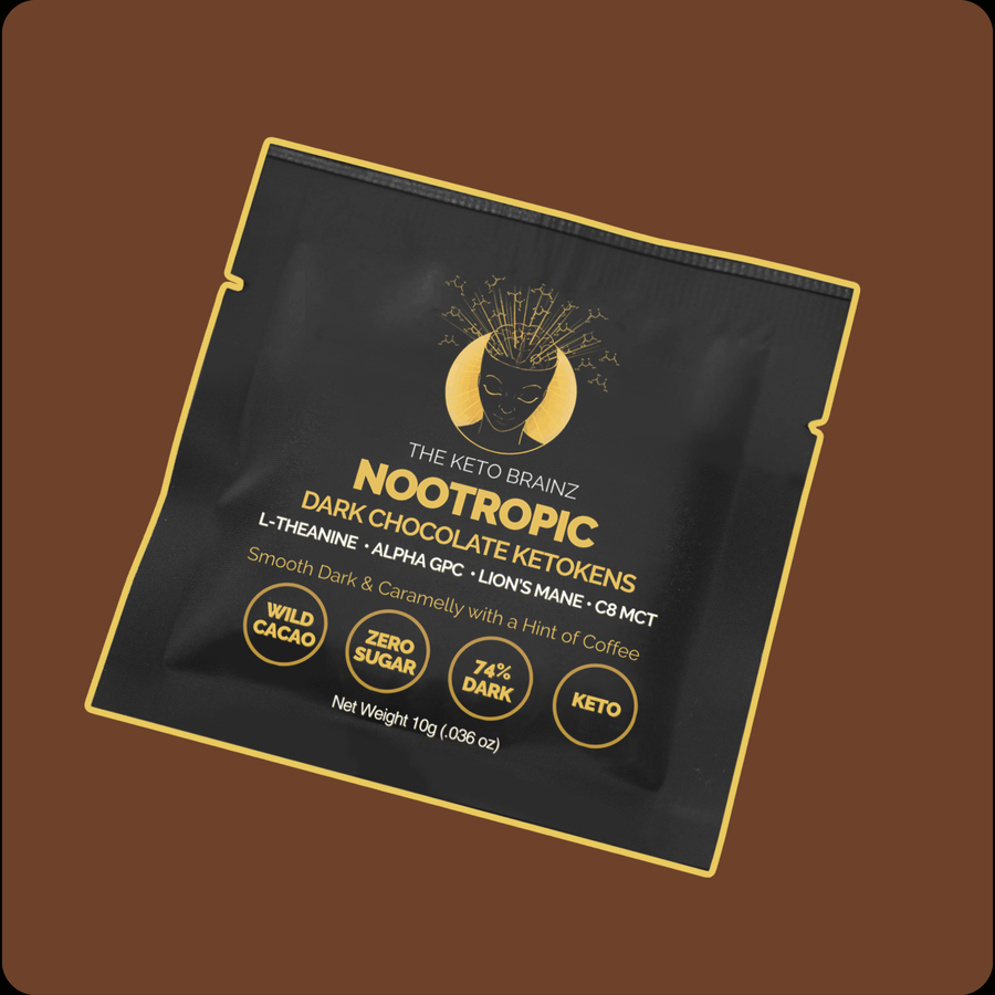 Keto Brainz Nootropic Dark Chocolate Ketokens